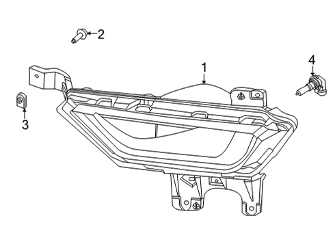 2021 Ford F-150 Bulbs Diagram 1 - Thumbnail