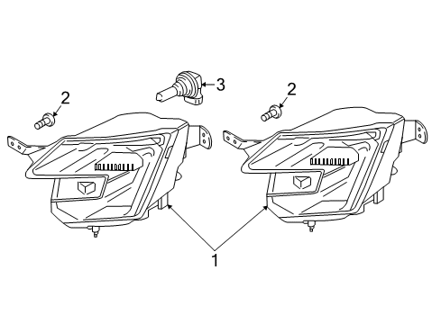 2019 Ford Explorer Bulbs Diagram