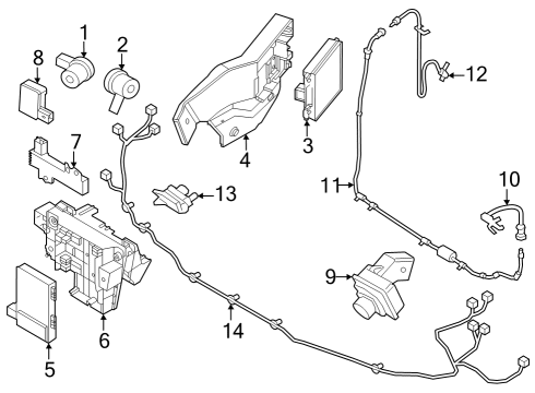 2023 Lincoln Navigator Controls  Diagram