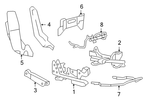 2006 Ford F-150 Tracks & Components Diagram 2 - Thumbnail