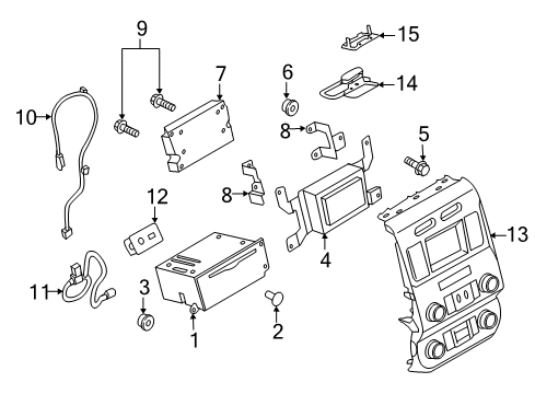 2018 Ford F-250 Super Duty Sound System Diagram 2 - Thumbnail