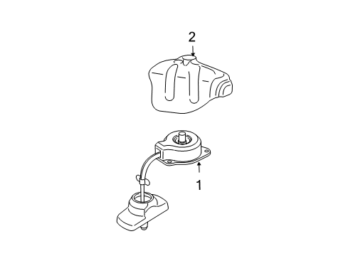 2004 Lincoln Navigator Carrier & Components - Spare Tire Diagram