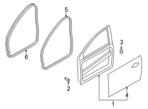 2014 Ford Focus Front Door Diagram