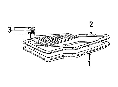 1998 Mercury Sable Transaxle Parts Diagram