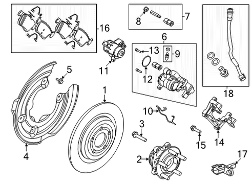 2023 Ford Mustang Mach-E BOLT Diagram for JX6Z-2217-A