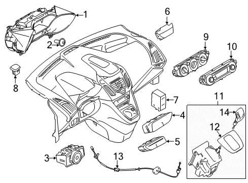 2017 Ford Transit Connect Parking Aid Diagram 5 - Thumbnail