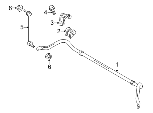 2020 Ford Transit-350 HD Stabilizer Bar & Components - Front Diagram 1 - Thumbnail