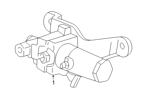 1997 Ford E-350 Econoline Club Wagon ABS Components, Electrical Diagram 1 - Thumbnail