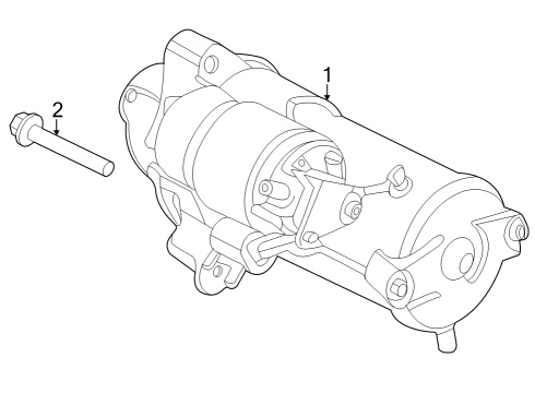 2022 Ford Bronco Starter Diagram