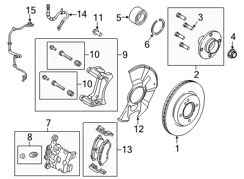 2019 Ford Fiesta Anti-Lock Brakes Diagram 2 - Thumbnail