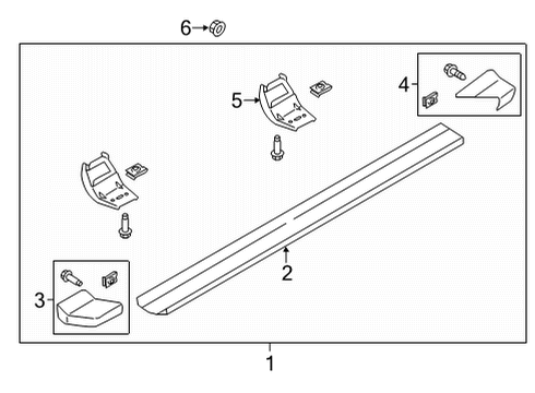 2021 Ford F-150 Running Board Diagram 6 - Thumbnail