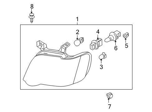 2009 Ford Explorer Headlamps Diagram