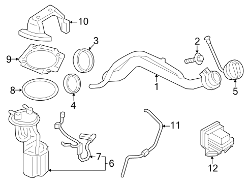 2023 Ford F-350 Super Duty Fuel Supply Diagram 1 - Thumbnail