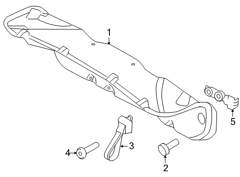 2010 Mercury Milan Interior Trim - Trunk Lid Diagram