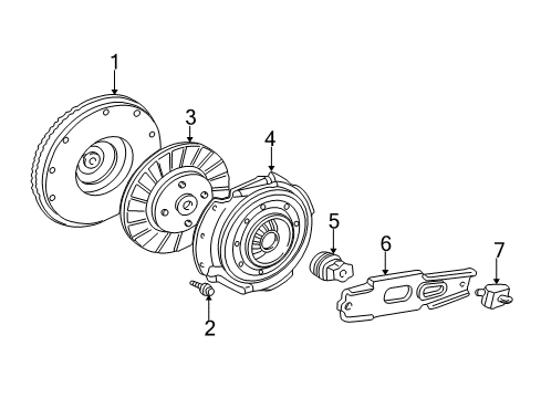 2007 Ford F-250 Super Duty Bearing Assembly - Needle Diagram for 1C3Z-7600-AB