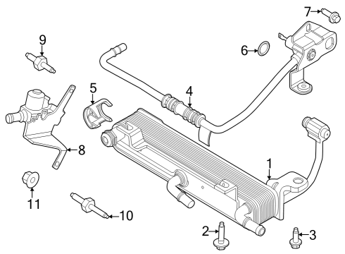 2024 Ford Mustang Trans Oil Cooler Diagram 2 - Thumbnail