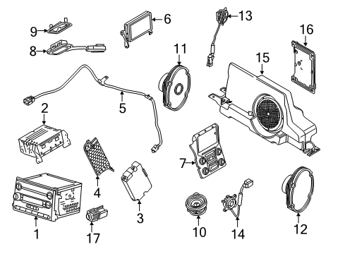 2015 Ford F-350 Super Duty Sound System Diagram