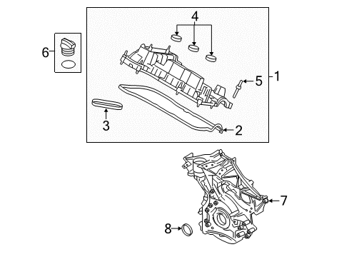 2020 Lincoln MKZ Valve & Timing Covers Diagram