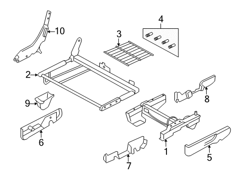 2005 Ford Freestyle Rear Seat Diagram