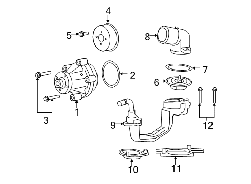 2009 Ford F-150 Water Pump Diagram