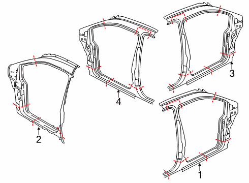 2023 Ford Transit Connect Aperture Panel Diagram