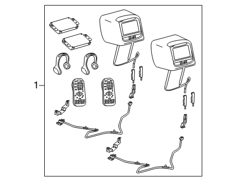 2011 Lincoln MKX Electrical Components Diagram 2 - Thumbnail