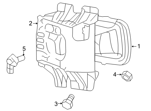 2007 Lincoln Mark LT Bulbs Diagram