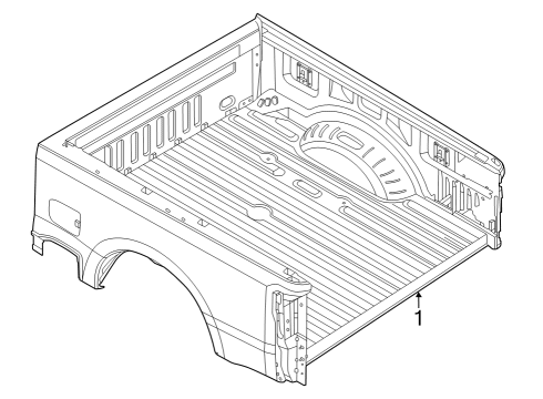 2024 Ford F-250 Super Duty Box Assembly Diagram