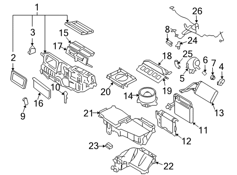 2008 Lincoln MKZ Tube - Compressor To Manifold Diagram for 7H6Z-19D734-B