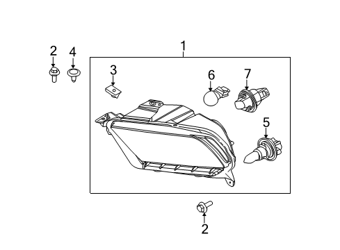 2012 Ford Mustang Bulbs Diagram