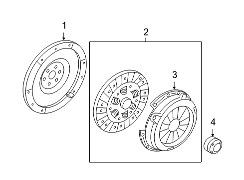 2010 Mercury Milan Transaxle Parts Diagram