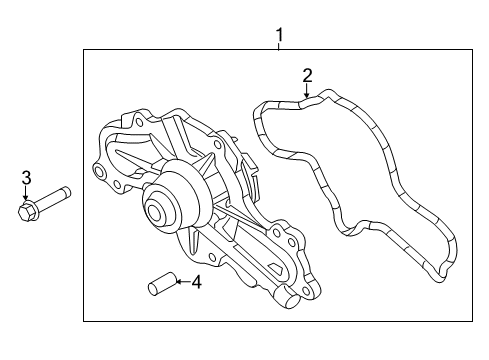 2018 Ford Police Interceptor Sedan Water Pump Diagram 2 - Thumbnail