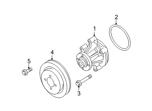 2004 Lincoln Town Car Water Pump Diagram