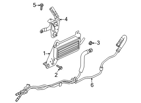 2022 Ford F-150 Oil Cooler Diagram 1 - Thumbnail