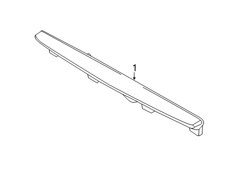 2014 Lincoln MKZ High Mount Lamps Diagram