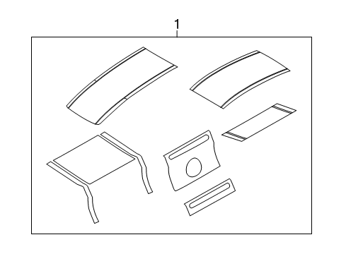 2012 Ford Mustang Stripe Tape Diagram