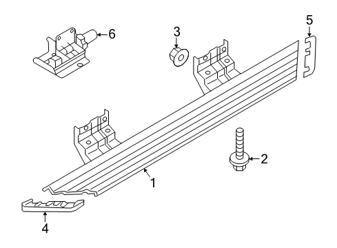 2019 Ford Transit-250 Running Board Diagram