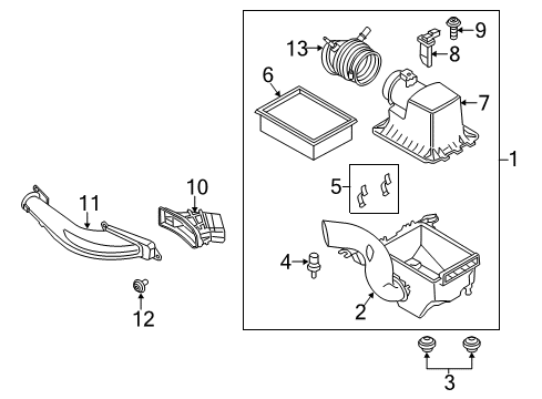 2014 Ford Escape Air Intake Diagram