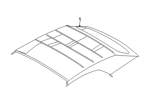 2019 Ford Mustang Interior Trim - Convertible Top Diagram