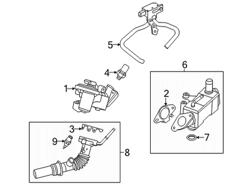 2023 Ford Maverick EGR System Diagram