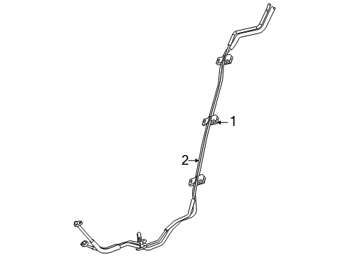 2019 Lincoln MKT Rear A/C Lines Diagram