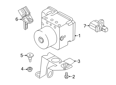 2014 Ford Transit Connect Anti-Lock Brakes Diagram