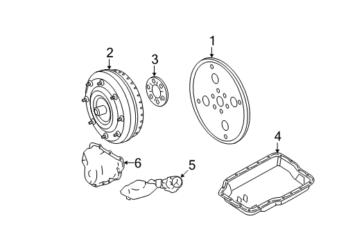 2009 Ford Fusion Transaxle Parts Diagram