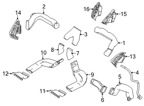 2014 Ford Focus Ducts Diagram