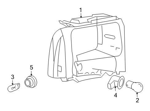 2007 Ford F-350 Super Duty Park Lamps Diagram