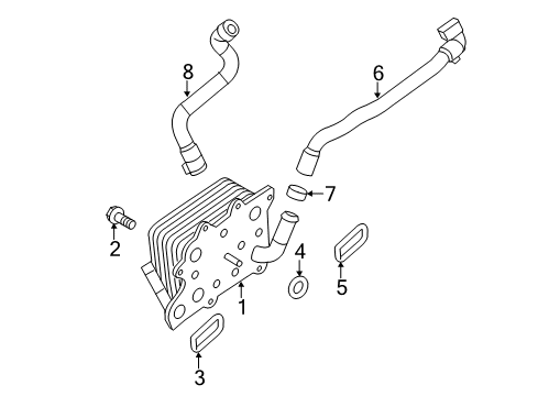 2017 Ford F-250 Super Duty Oil Cooler Diagram