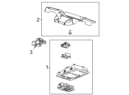 2012 Ford F-150 Overhead Console Diagram