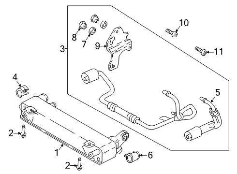 2017 Ford F-150 Trans Oil Cooler Diagram