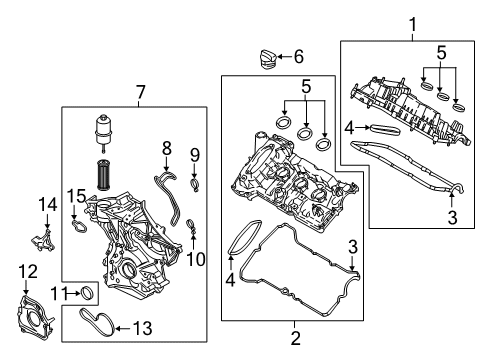 2018 Ford Fusion Valve & Timing Covers Diagram 5 - Thumbnail