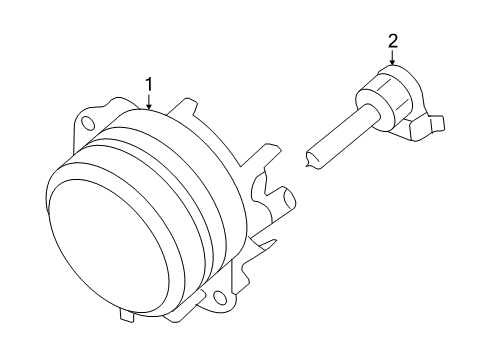 2011 Ford Focus Bulbs Diagram 1 - Thumbnail